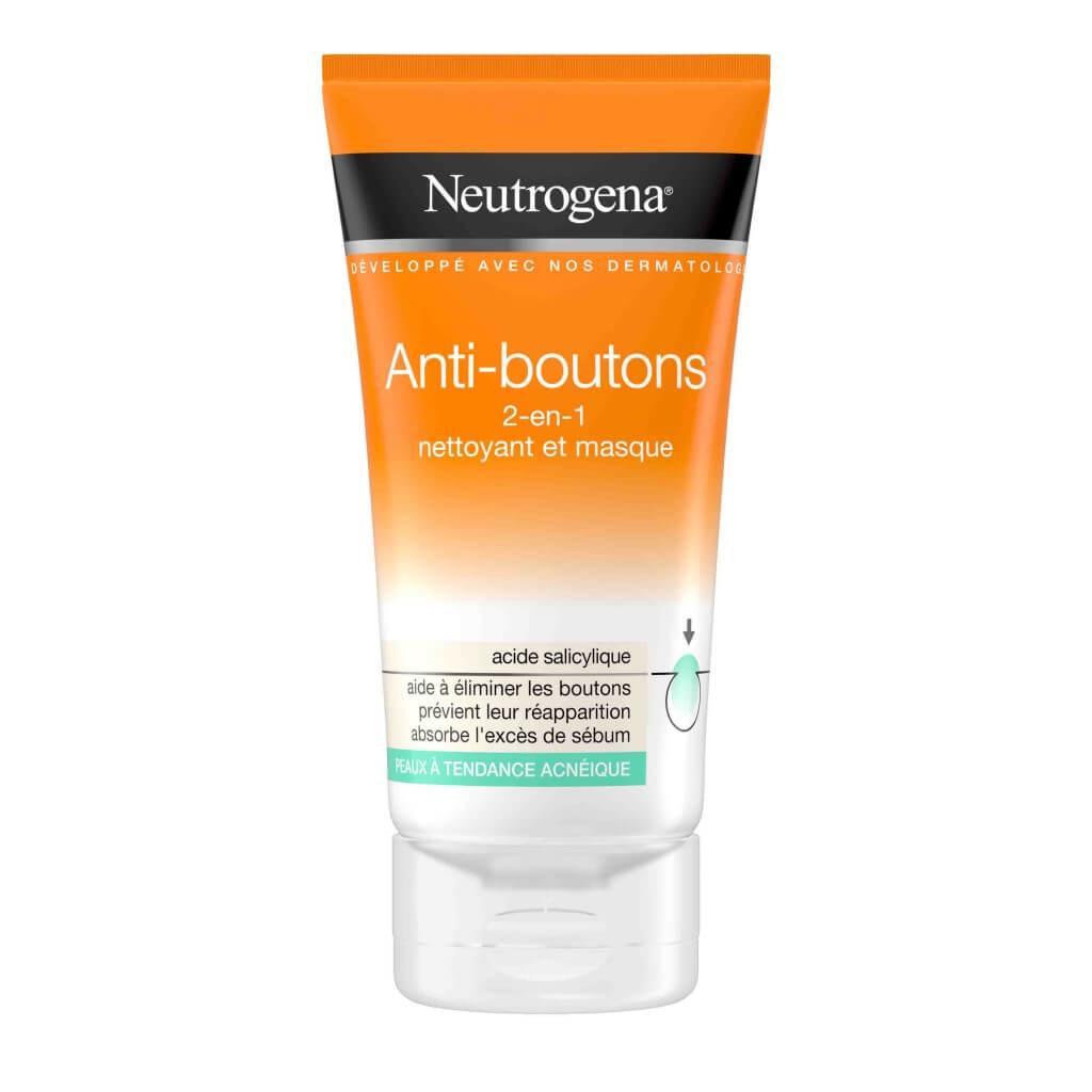 Neutrogena nettoyant et masque Anti-boutons 2-en-1