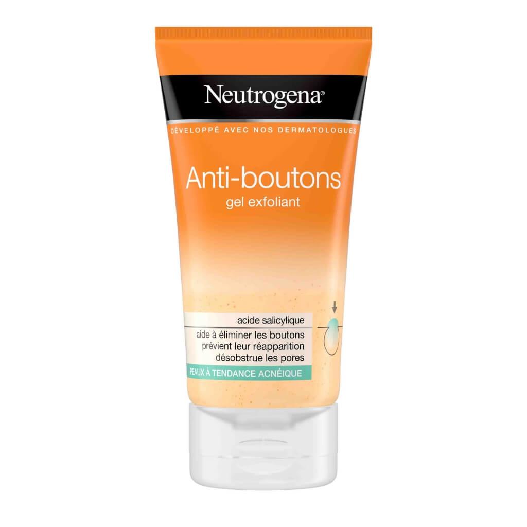 Neutrogena gel exfoliant anti boutons